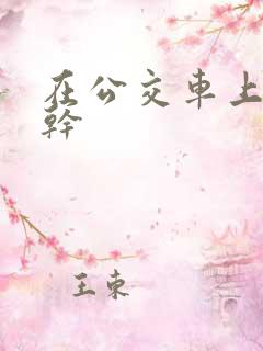 在公交车上被人干