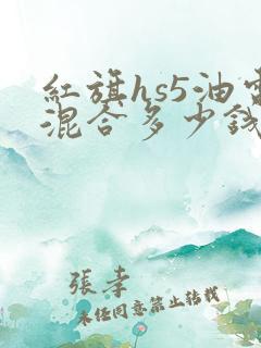 红旗hs5油电混合多少钱?
