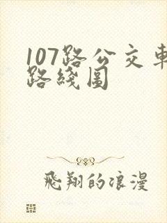107路公交车路线图