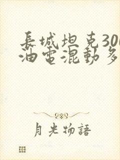 长城坦克300油电混动多少钱