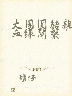 大团圆结亲情会血缘关系