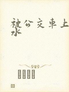 被公交车上干出水