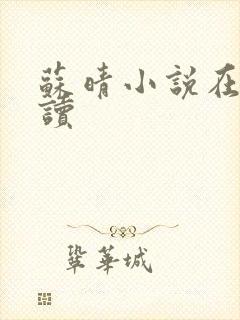 苏晴小说在线阅读