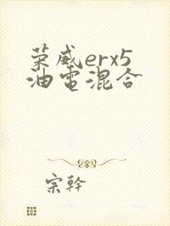 荣威erx5 油电混合