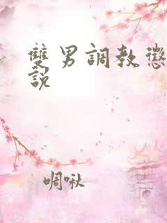双男调教惩罚小说