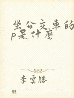 坐公交车的app是什么