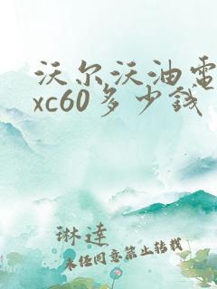 沃尔沃油电混动xc60多少钱