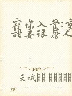 宠你入骨:重生甜妻很磨人 小说