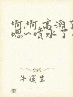啊,啊,高潮了嗯~喷水了小说