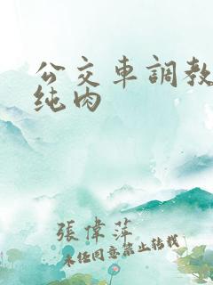 公交车调教小说纯肉