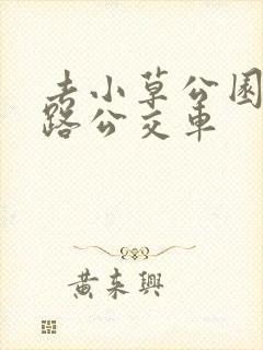 去小草公园坐几路公交车