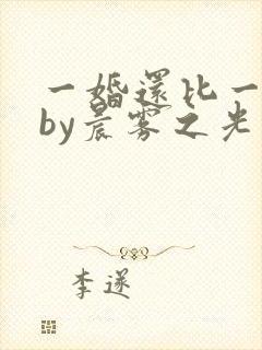 一婚还比一婚高by晨雾之光