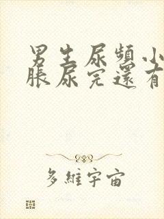 男生尿频小腹坠胀尿完还有尿意