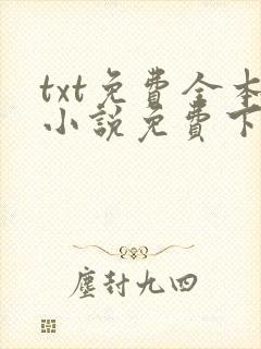 txt免费全本小说免费下载网