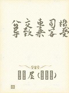 公交车司机刹车导致乘客受伤如何赔偿