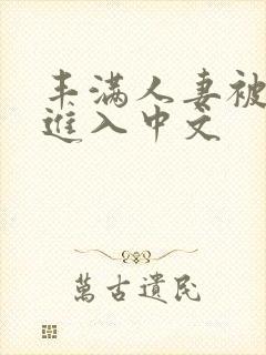 丰满人妻被猛烈进入中文