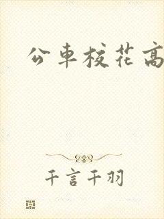 公车校花高h