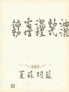 插电混动油电混动增程式混动哪个好