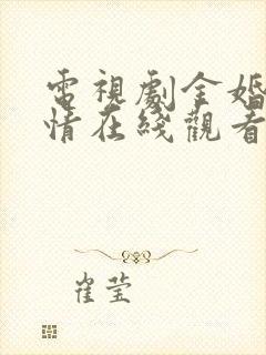电视剧金婚风雨情在线观看