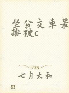 坐公交车最后一排被c