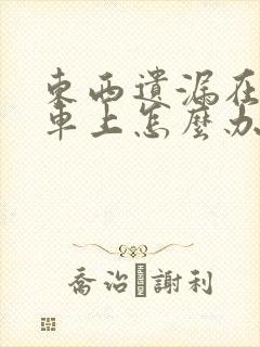 东西遗漏在公交车上怎么办