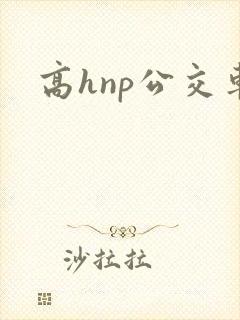 高hnp公交车