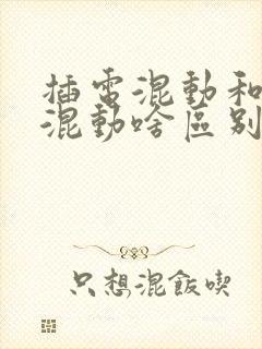 插电混动和油电混动啥区别