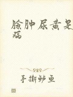 脸肿尿黄是什么病