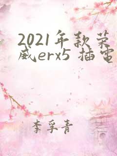 2021年款荣威erx5 插电混动