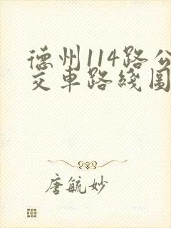 德州114路公交车路线图