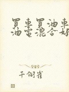 买车买油车好还油电混合好