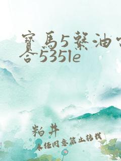 宝马5系油电混合535le