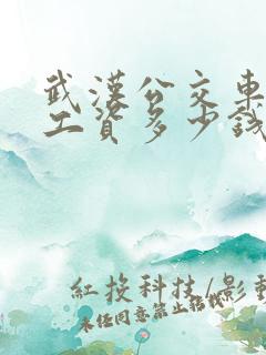武汉公交车司机工资多少钱一个月