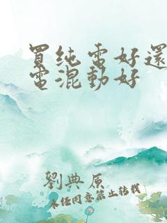 买纯电好还是插电混动好