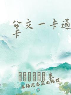 公交一卡通异形卡
