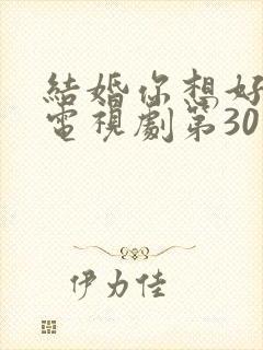 结婚你想好了吗电视剧第30集