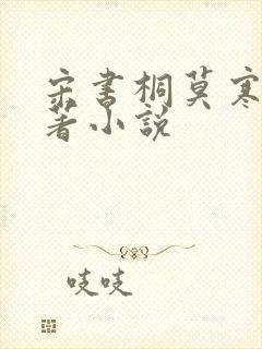 宋书桐莫寒城原著小说