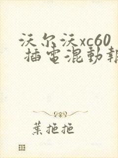 沃尔沃xc60 插电混动报价