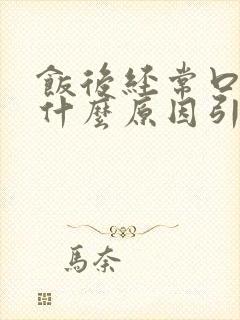 饭后经常口苦是什么原因引起的