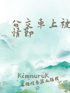 公交车上被摸的情节