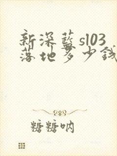 新深蓝sl03落地多少钱