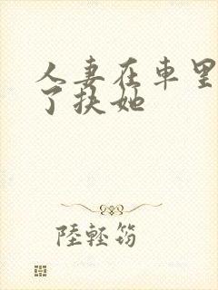 人妻在车里被强了扶她