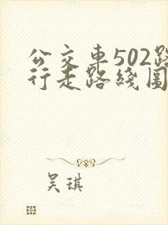 公交车502路行走路线图