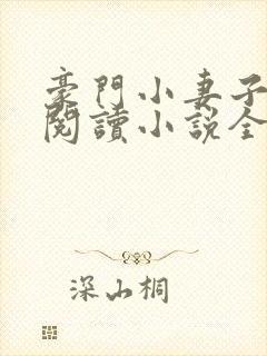 豪门小妻子免费阅读小说全文