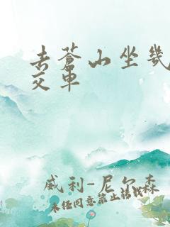 去苍山坐几路公交车