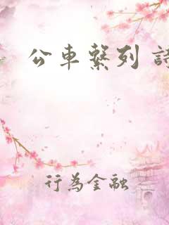 公车系列 诗晴