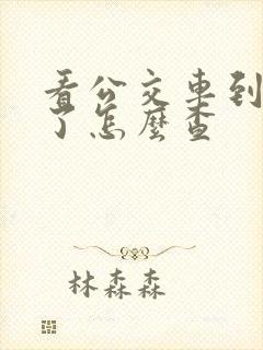 看公交车到哪里了怎么查
