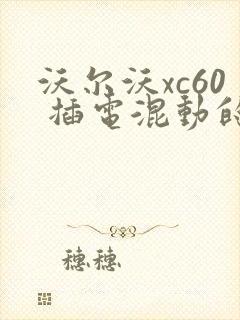 沃尔沃xc60 插电混动的报价