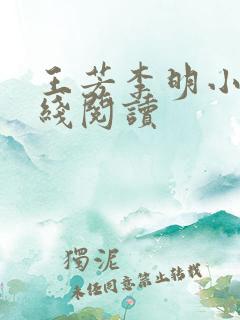 王芳李明小说在线阅读