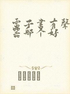 电子书有声阅读器哪个好